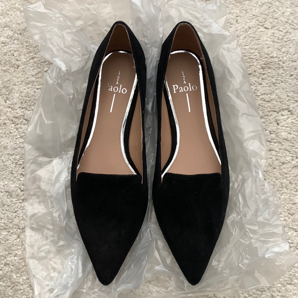 Linea Paolo black flats